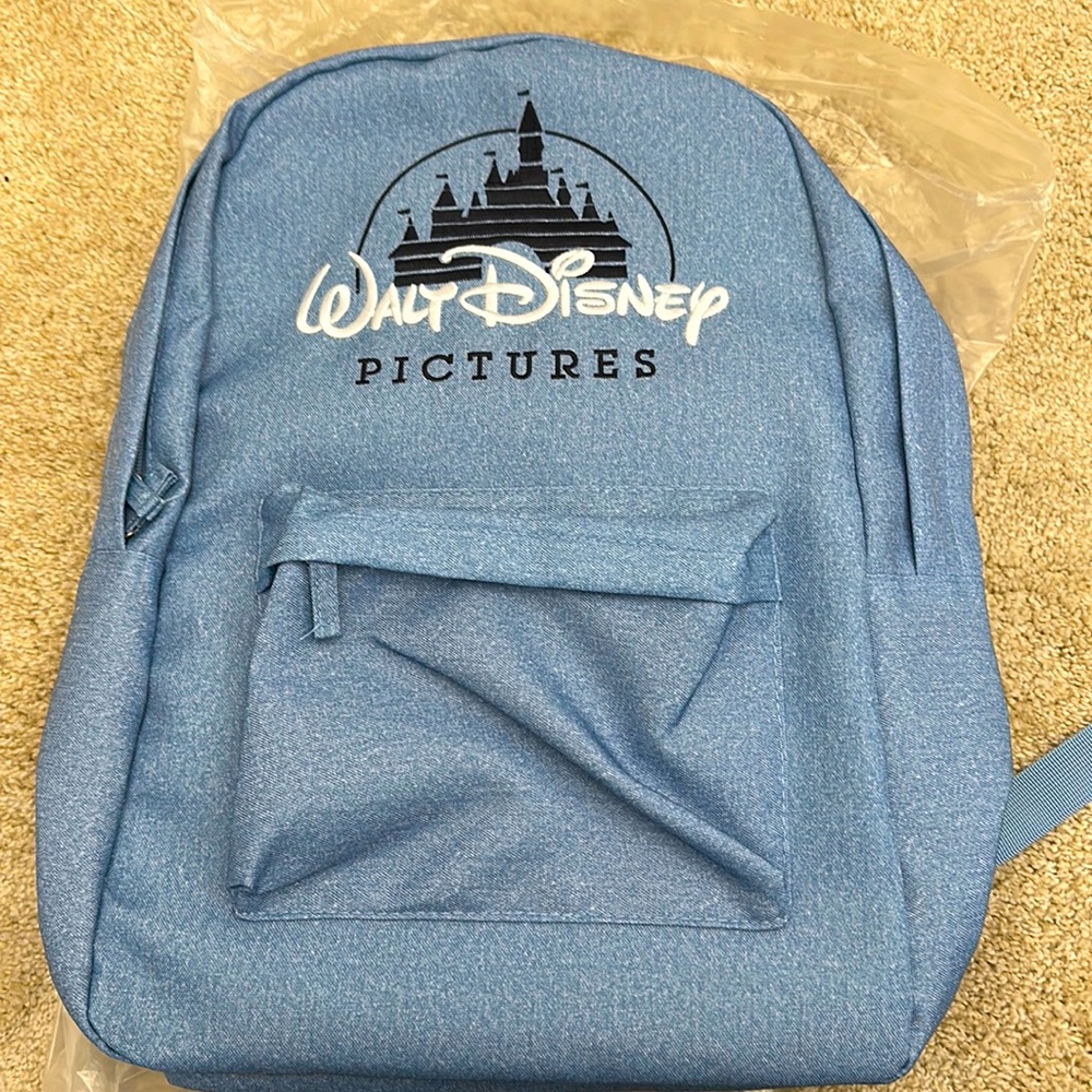 NWT Walt Disney Pictures backpack in canvas blue